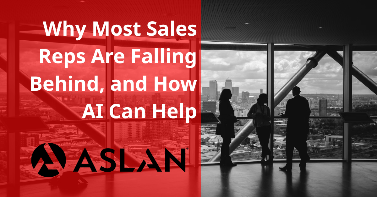 Why Most Sales Reps Are Falling Behind, and How AI Can Help